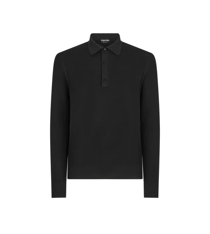 SILK COTTON PIQUET POLO online